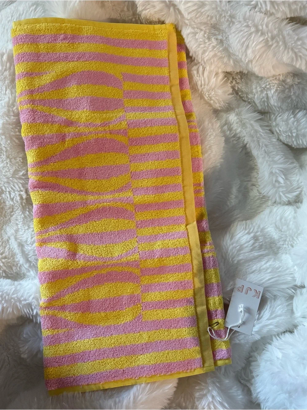KJP Rhubarb & Custard Hand Towel
